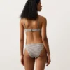Trójkątny top bikini w paski Trójkątny top bikini w paski