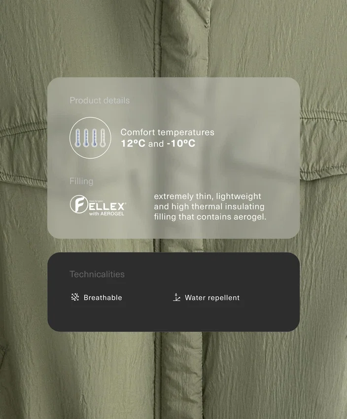 Wodoodporna kurtka balonowa Fellex® Aerogel Wodoodporna kurtka balonowa Fellex® Aerogel
